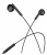 наушники с микрофоном для смартфона Hoco M64 Melodious wire control earphones with mic black