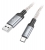 кабель для зарядки Hoco U112 Shine charging data cable for Type-C gray