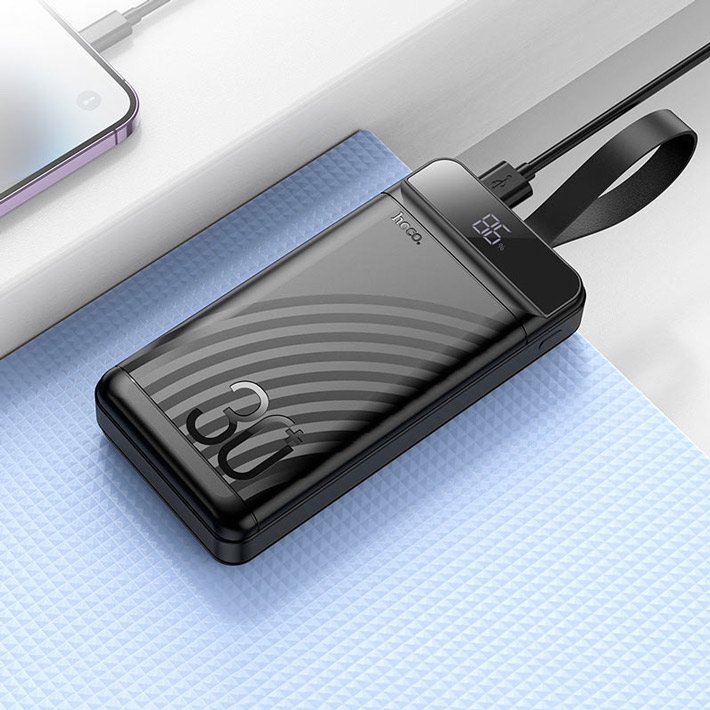 внешний аккумулятор Hoco J123B Element 22.5W+PD20W power bank with display(30000mAh)
