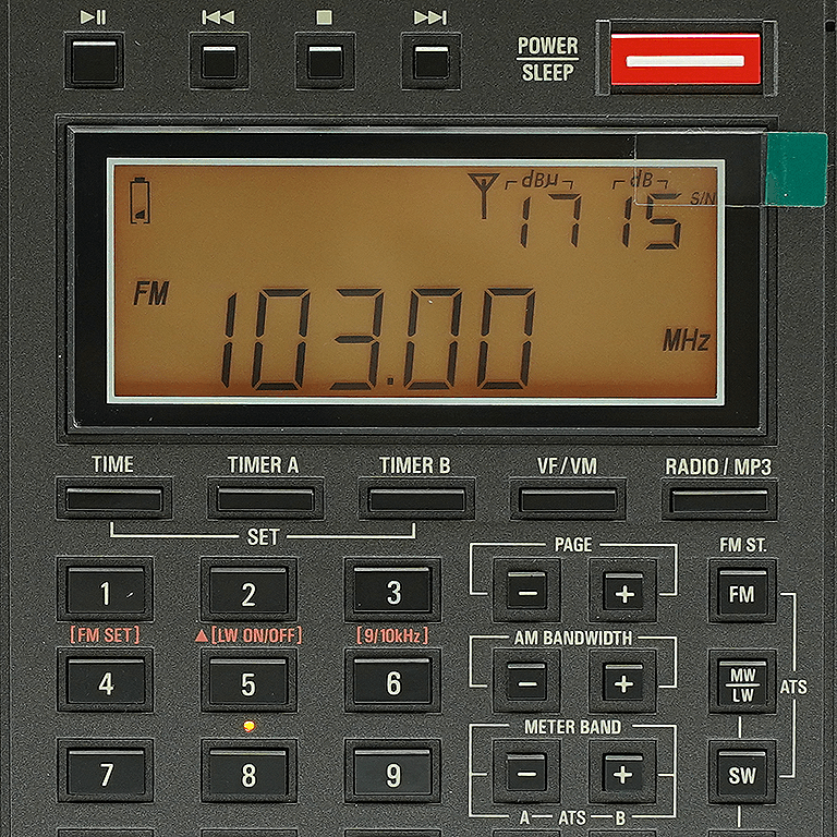 Подсветка всеволнового радиоприемника Тексан PL-990x