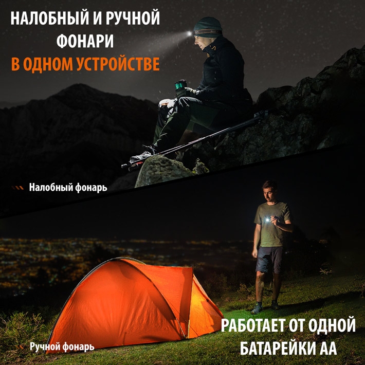 налобный фонарь Fenix HM23 V2.0