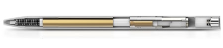 Вращающийся стержень ручки шариковой Xiaomi MI MiJia Metal Pen